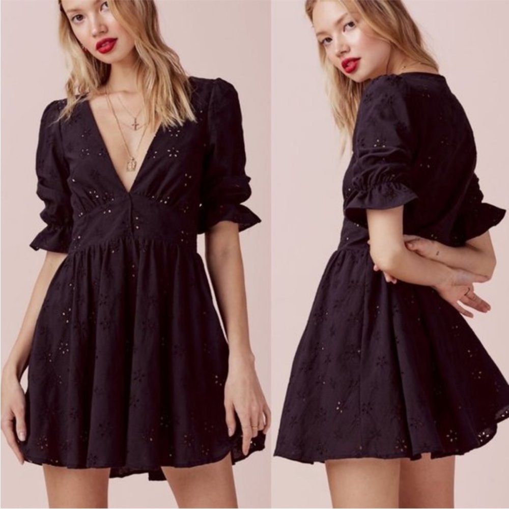 For Love and Lemons Spring Eyelet Swing Dress‎ S
